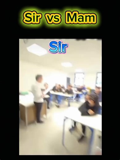 Sir vs Mam ☠️ #abidhasannirob #viral #funny #comedyvideo #tiktok