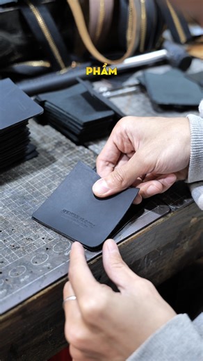 quá trình làm chiếc ví dài mini da bò sáp #vidaimini #vinam #dathat #handmade