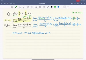 SOLVED:Exer. 33-36: Use right-hand and left-hand derivatives to… | Numerade