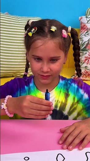 DIY Markers at Home! 🖍️✨ Easy Craft for Kids! #creative #drawing