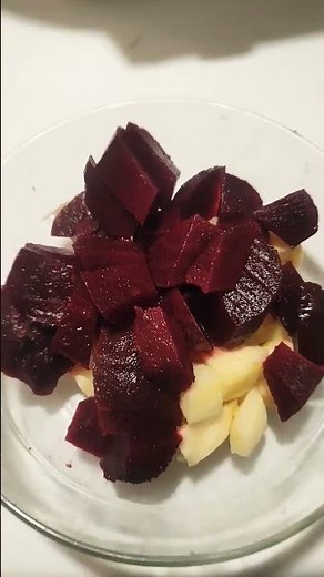Salade betteraves pommes