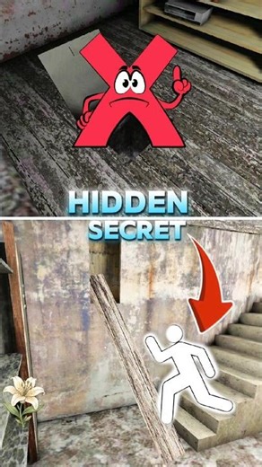 Granny 1 Secret Sewer 😱🔥#GrannyGame #Granny1 #HorrorGame #GamingShorts #SecretEscape