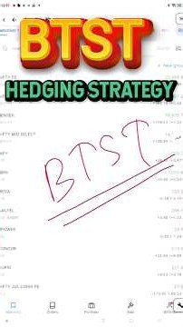 BTST Hedging strategy | For Option Buyer's