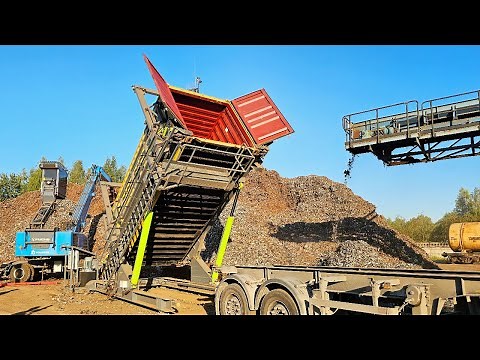 Container Tilter Machine for Vertical Bulk Material Loading and Unloading