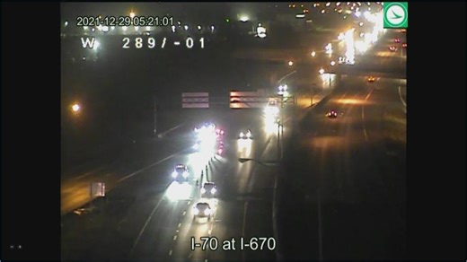 Crash closes I-70 east at I-670 in west Columbus