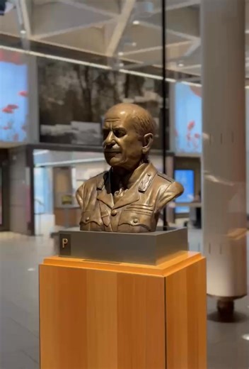Sir John Monash at his Centre - part of the Australian National Memorial - Villers-Bretonneux, France.. | Sacred Ground Tours