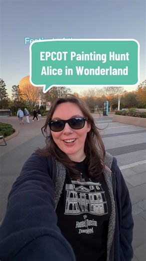 EPCOT’s Festival of the Arts may be the shortest festival but the Alice in Wonderland artwork makes it worth it 🤭 #festivalofthearts #epcotdisney #disneyart #disneyartwork #disneyparks @Disney Parks