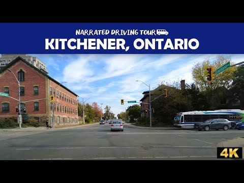 🌇 Kitchener, Ontario 🚘4K Drive