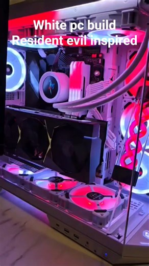 white pc build - resident evil inspired