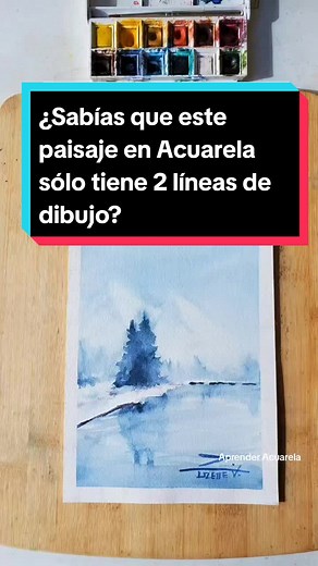 Cómo pintar paisaje con acuarela: Tutorial paso a paso