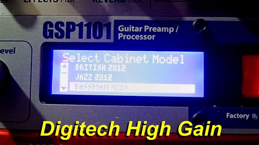 #10 - DIGITECH GSP 1101 - PREAMPS COM TODOS OS GABINETES