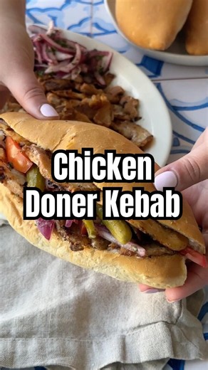 Homemade Chicken Doner Kebab Better Than Takeout