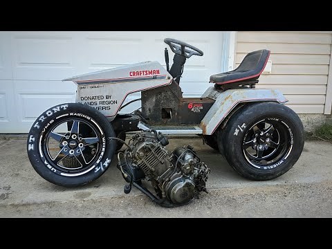 Turbocharged 660cc Drag Built Lawn Mower - Pt 1