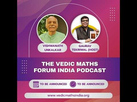 Gaurav Tekriwal LIVE with Shri Vishwanath Unkalkar Ji, Author and Vedic Maths Expert