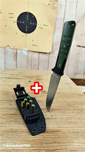 DIY Knife Sheath + Ammo Storage? #shorts