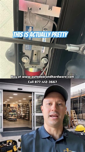 His Nabco Automatic Door Opener Broke Down On Him! #shorts #automaticdoor #howto #diy