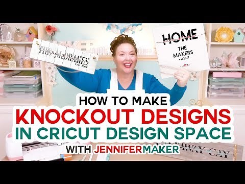 Make Knockout Designs in Cricut Design Space (What Works NOW!)