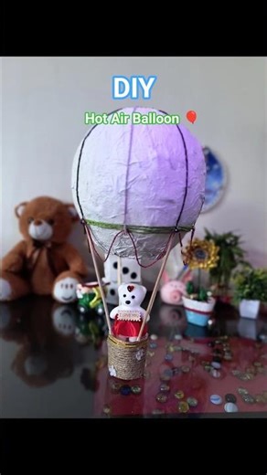DIY Hot Air Balloon | Part 2 #hotairballoon #diy #trending #artgallery