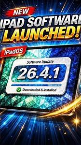 iPad A16 New Software Update 26.4.1 #softwareupdate