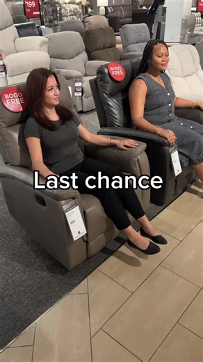 Last chance! Sale ends 10/24! Select recliners are BOGO, buy one, get one FREE! Perfect for cozy nights, movie marathons, or just relaxing in style. Don’t wait! Shop in-store or online before 10/24 and double your comfort today! #recliners #buyonegetone | Mathis Home