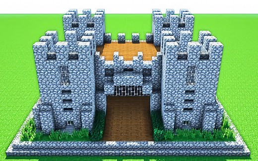 如何建造一座城堡!! Minecraft 我的世界 简易教程