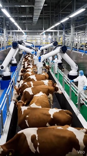 Future of Farming: Fully Automatic Robotic Cow Milking System 🐄🤖
