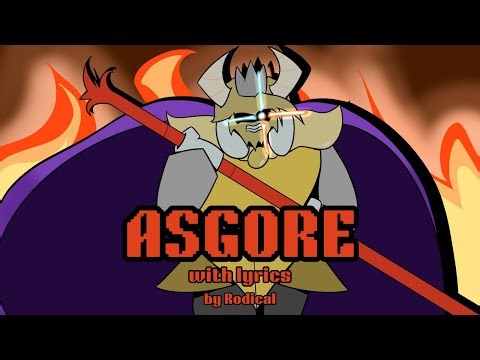 ASGORE with lyrics (Undertale Lyric Video)