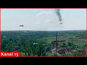 Russian Su-25 fighter jet shot down another Russian fighter jet – Video footage