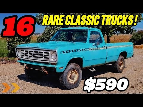 16 Rare Classic Trucks – Hot Craigslist Finds!