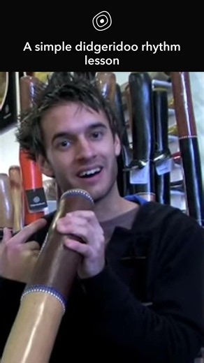 Didgeridoo Lesson: A Simple Rhythm With Simon #shorts