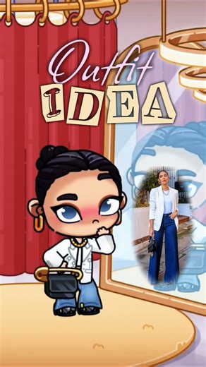 Idea de outfit elegante y gratis en Avatar World 🤍✨ #avatarworld #outfitgratis #shortsviral