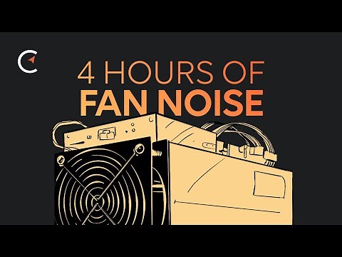 4 Hours Of Fan Noise From Bitcoin Mining ASICs | Soothing Sounds Of Securing The Network