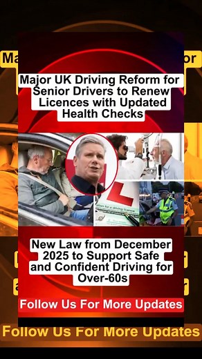 6K views · 45 reactions | Major UK Driving Update Coming This December for Senior Drivers to Renew Licences with Updated Health Checks SU #UKNews #UKUpdate #UKTravel #UKFlights #TravelUpdate | Straight Talk 24 | Facebook