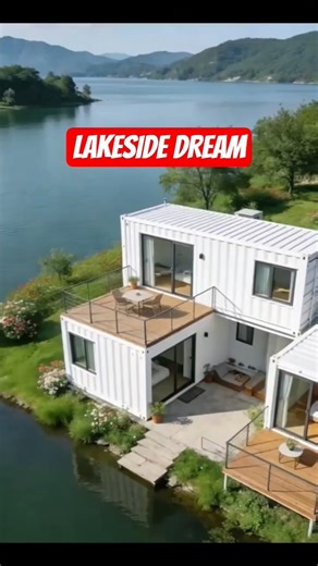 The Most Beautiful Lakeside Container Home I've Ever Seen