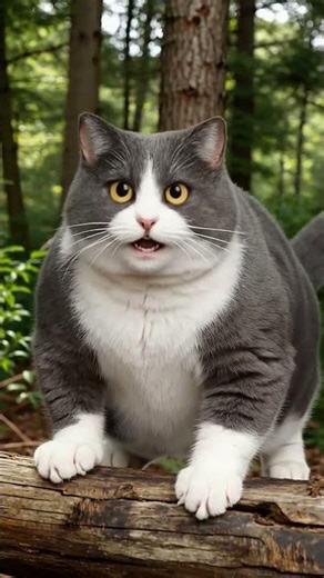 The cat does push-ups💪#youtube #shorts#cat