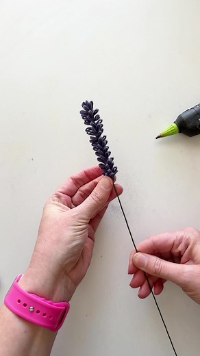 DIY Felt Lavender Flower Tutorial