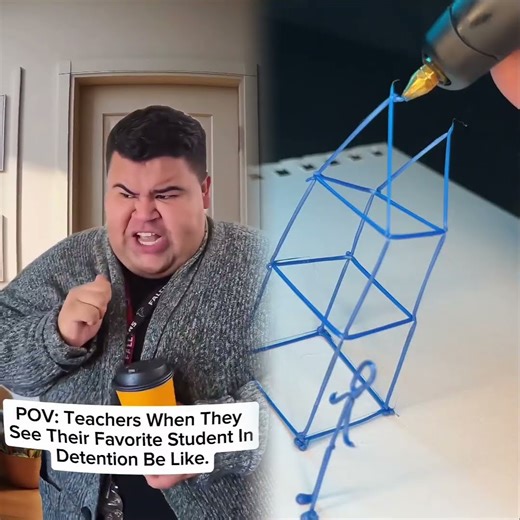 Pov: Teacher When They See their Favorite Student in Detention Be Like