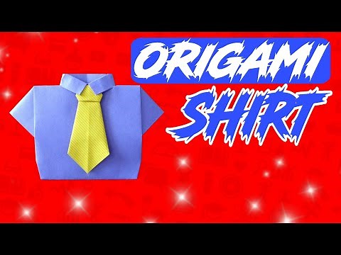 Origami Shirt Tutorial | Step by Step How to Make an Origami Paper Shirt for Beginners