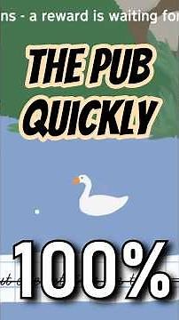 Untitled Goose Game 100% Shorts Guide #gaming #duck#funny #indiegame #indie #achievement #steam
