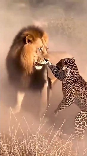 LION ATTACK LEOPARD 🦁💥🐆 Epic Savanna FIGHT Caught on Camera!