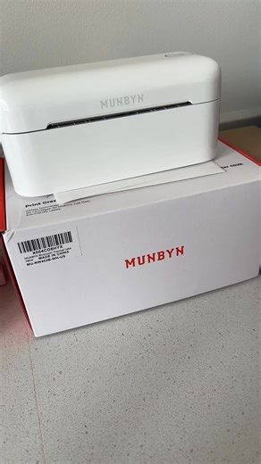 @Munbyn thermal printer. Love this little printer.#munbynprinter #munbynthermalprinter #officemusthaves#officejob