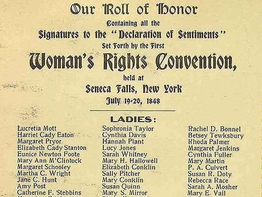 The Declaration of Sentiments by the Seneca Falls Conference (1848)
