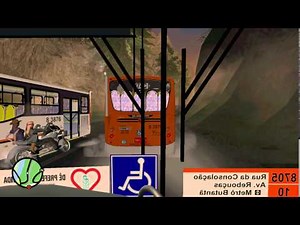 Jogando GTA BUS BRASIL