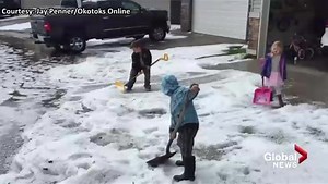 Viewer video from southern Alberta storm