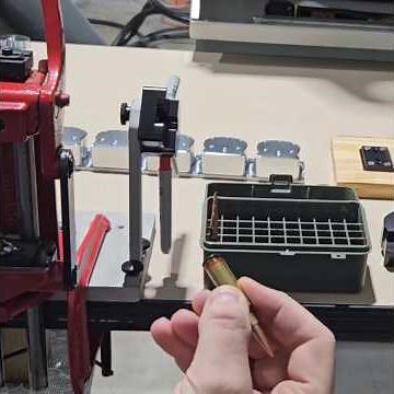 The Taranis Technologies brass marking system in action.