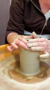 Filing right-angles into clay hots different #asmr #handmadeceramics #ceramic