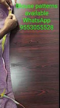 How to measure waist with Aadi blouse #blouse #fashionblouse