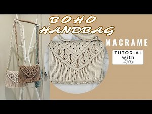Macrame | Boho Bag | Handbag # 2 | Sling Bag | Easy Tutorial for beginners