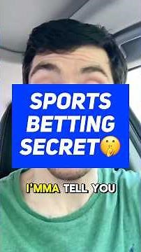 The #1 sports betting secret (this helps win bets)