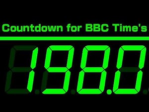 200 Seconds (03:20 Minutes) Countdown (Digital Stopwatch Version , Remix BBC Countdown)